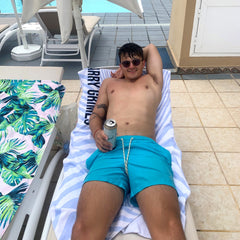 Rotherham - 1984 Home Shirt - Personalised Retro Lightweight, Microfibre Beach Towel - 150cm x 75cm