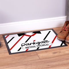 Rotherham 1994 Away Home Shirt - Personalised Retro Door Mat - 60cm x 40cm