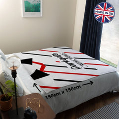 Rotherham  - 1994 Away Shirt - Personalised Retro Fleece Blanket