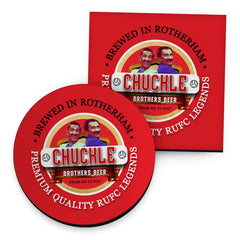 Rotherham Chuckle - Football Coaster - Square Or Circle