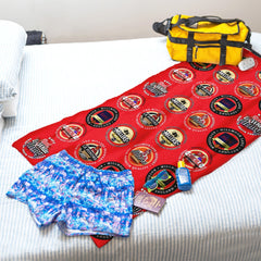 Rotherham - Football Legends - Microfibre Beach Towel - 150cm x 75cm