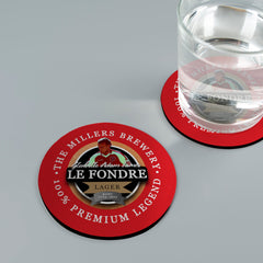 Rotherham Lefondre - Football Coaster - Square Or Circle