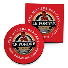 Rotherham Lefondre - Football Coaster - Square Or Circle