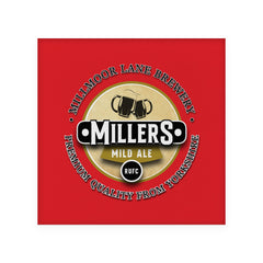 Rotherham Millers - Football Coaster - Square Or Circle
