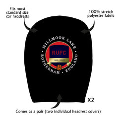 Rotherham Millmoor - Football Legends - Headrest Cover