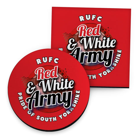 Rotherham RWA - Football Coaster - Square Or Circle