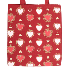 Sacred Heart Print Tote Bag
