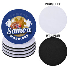 Samoa Rugby League Warriors- Coaster - Circle or Square