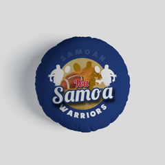 SAMOA Rugby League Warriors  - Legend Collection - Circle Cushion 14inch