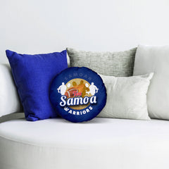 SAMOA Rugby League Warriors  - Legend Collection - Circle Cushion 14inch