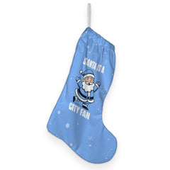 Santa is a City Fan - Christmas Stocking