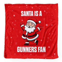 Santa is a Gooners Fan - Luxury Fleece Blanket 150cm X 150cm