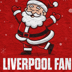 Santa is a Liverpool Fan - Luxury Fleece Blanket 150cm X 150cm