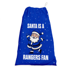 Santa is a Rangers Fan - Santa Sack