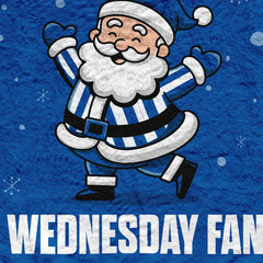 Santa is a Wednesday Fan - Luxury Fleece Blanket 150cm X 150cm