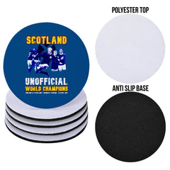 Scotland 1967 World Champions - Drinks Coaster - Square Or Circle