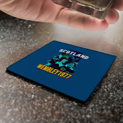 Scotland 1977 Wembley - Drinks Coaster - Square Or Circle