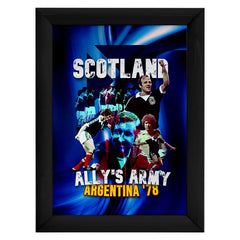 Scotland 1978 Argentina - A4 Metal Sign Plaque - Frame Options Available