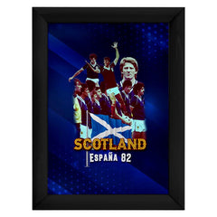 Scotland 1982 World Champions - A4 Metal Sign Plaque - Frame Options Available