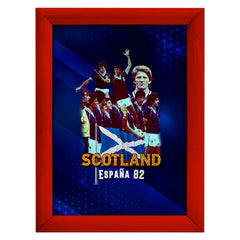 Scotland 1982 World Champions - A4 Metal Sign Plaque - Frame Options Available
