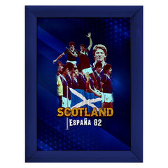 Scotland 1982 World Champions - A4 Metal Sign Plaque - Frame Options Available