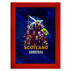 Scotland 2024 Euros - A4 Metal Sign Plaque - Frame Options Available