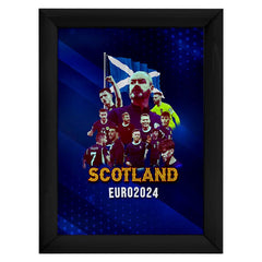 Scotland 2024 Euros - A4 Metal Sign Plaque - Frame Options Available