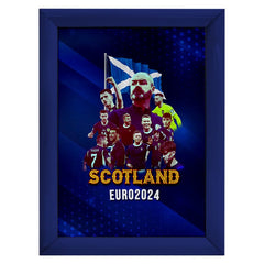 Scotland 2024 Euros - A4 Metal Sign Plaque - Frame Options Available