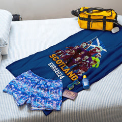 Scotland 2024 Euros Beach Towel - 150cm x 75cm
