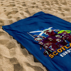 Scotland 2024 Euros Beach Towel - 150cm x 75cm