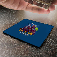 Scotland 2024 Euros - Drinks Coaster - Square Or Circle