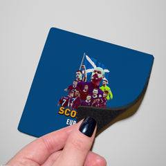 Scotland 2024 Euros - Drinks Coaster - Square Or Circle