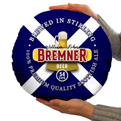 Scotland Bremner  - Legend Collection - Circle Cushion 14inch