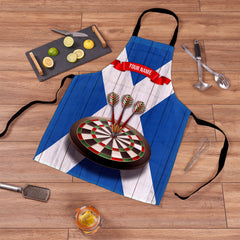 Scotland Flag - Personalised Darts Apron