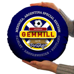 Scotland Gemmill  - Legend Collection - Circle Cushion 14inch