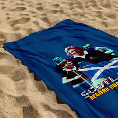 Scotland Goal scoring Legends Beach Towel - 150cm x 75cm