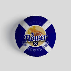 Scotland Rugby Union Flower  - Legend Collection - Circle Cushion 14inch