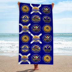 Scotland Rugby Union - Legend Collection - Beach Towel