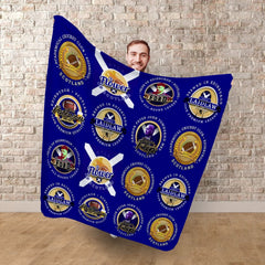 Scotland Rugby Union - Legend Collection - Fleece Blanket 150cm X 150cm