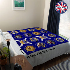 Scotland Rugby Union - Legends Collection - Fleece Blanket 150cm X 150cm