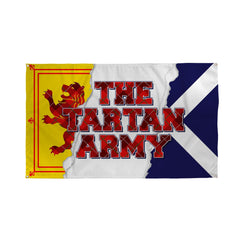 Scotland - Tartan Army Rip - 5 X 3 Banner
