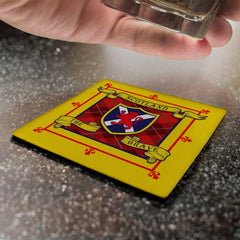Scotland The Brave - Drinks Coaster - Square Or Circle