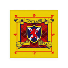Scotland The Brave - Drinks Coaster - Square Or Circle