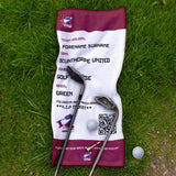 Scunthorpe United Golf Towel (Personalised Fans Ticket Design)