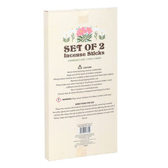 Set of 2 No Rain, No Flowers Incense Stick Packs