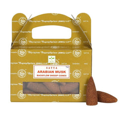 Set of 6 Packets of Arabian Musk Backflow Dhoop Cones by Satya