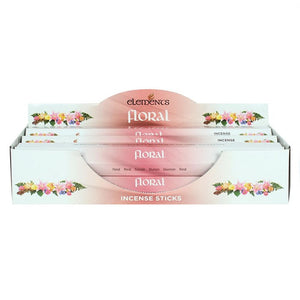 Set of 6 Packets of Elements Floral Incense Sticks