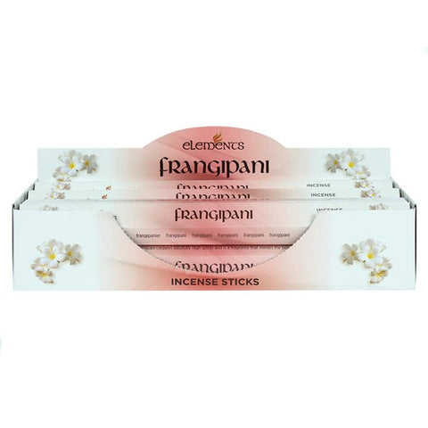 Set of 6 Packets of Elements Frangipani Incense Sticks