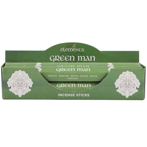 Set of 6 Packets of Elements Green Man Incense Sticks