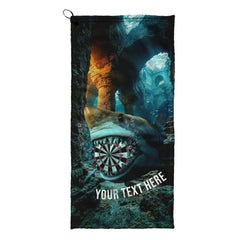 Shark - Personalised Darts / Golf Towel